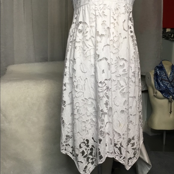 Adorable white lace sharbite dress size X-small - Picture 6 of 7
